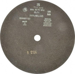 Tru-Maxx - 12" 46 Grit Aluminum Oxide Cutoff Wheel - 1/8" Thick, 1" Arbor, 3,024 Max RPM, Use with Stationary Tools - Americas Industrial Supply