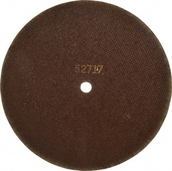 Norton - 10" 80 Grit Aluminum Oxide Cutoff Wheel - 1/16" Thick, 5/8" Arbor, 4,585 Max RPM, Use with Angle Grinders - Americas Industrial Supply