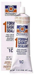 Permatex - 11 oz Tube Brown Rosin Gasket Sealant - -65 to 400°F Operating Temp, 24 hr Full Cure Time - Americas Industrial Supply