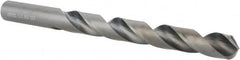 Hertel - 1/2" 118° High Speed Steel Jobber Drill - Oxide Finish, Right Hand Cut, Spiral Flute, Straight Shank, 6" OAL, Standard Point - Americas Industrial Supply