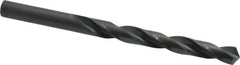 Hertel - Letter U 118° High Speed Steel Jobber Drill - Oxide Finish, Right Hand Cut, Spiral Flute, Straight Shank, 5" OAL, Standard Point - Americas Industrial Supply