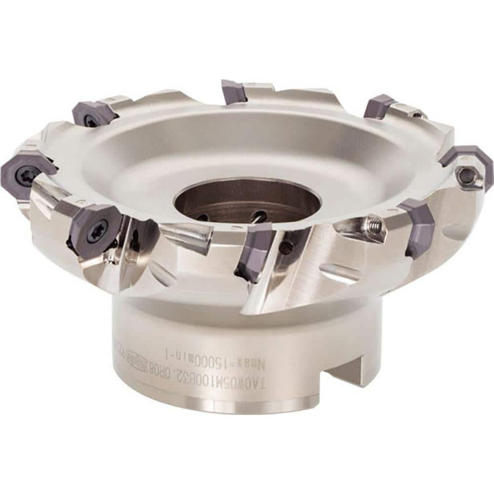 Indexable Chamfer & Angle Face Mills; Minimum Cutting Diameter (mm): 125.00; Maximum Cutting Diameter (mm): 132.60; Maximum Depth of Cut (mm): 3.00; Arbor Hole Diameter (mm): 40.00; Lead Angle: 41; Compatible Insert Size Code: OWMT05T3AFER-MM; Cutter Styl