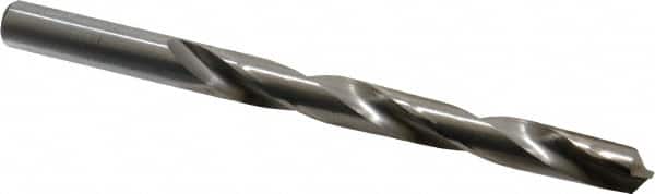 CJT - 25/64" 118° Carbide-Tipped Jobber Drill - Bright Finish, Right Hand Cut, Spiral Flute, Straight Shank, 5-1/4" OAL, Standard Point - Americas Industrial Supply