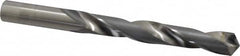 Made in USA - 45/64" 118° Carbide-Tipped Jobber Drill - Bright Finish, Right Hand Cut, Spiral Flute, Tanged Shank, 7-5/8" OAL, Standard Point - Americas Industrial Supply