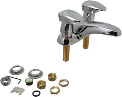 Moen - Knob Metering Handle, Deck Plate Bathroom Faucet - Two Handle, No Drain, Standard Spout - Americas Industrial Supply