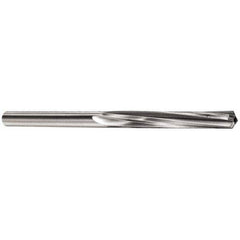 Made in USA - 9/16" Diam, 4 Flute, Carbide-Tipped Straight Shank Core Drill - Americas Industrial Supply