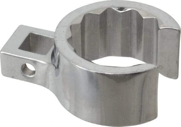 Proto - 1-1/16" 12 Point 3/8" Drive Chrome Flare Nut Crowfoot Wrench - 1-17/32" Head Diam x 25/32" Head Thickness, 1-1/2" OAL - Americas Industrial Supply