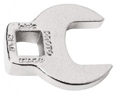 Proto - 2-5/16" 3/8" Drive Chrome Open End Crowfoot Wrench - 3.97" Head Diam x 1/2" Head Thickness - Americas Industrial Supply