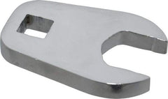 Proto - 15/16" 1/2" Drive Full Polish Chrome Open End Crowfoot Wrench - 1-15/16" Head Diam x 3/8" Head Thickness, 1-31/32" OAL - Americas Industrial Supply