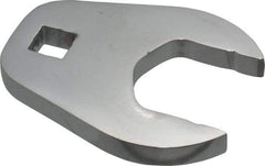 Proto - 1-3/8" 1/2" Drive Full Polish Chrome Open End Crowfoot Wrench - 2-23/32" Head Diam x 3/8" Head Thickness, 2-47/64" OAL - Americas Industrial Supply