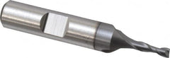 Niagara Cutter - 1/8", 3/8" LOC, 3/8" Shank Diam, 2-5/16" OAL, 2 Flute, Cobalt Square End Mill - Single End, TiCN Finish, Spiral Flute, 30° Helix, Centercutting, Right Hand Cut, Right Hand Flute, Series SP205 - Americas Industrial Supply