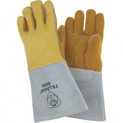 TILLMAN - Welder's & Heat Protective Gloves - MP MED TOPGR GOLDN ELSKIN WLDR GLOVES JT - Americas Industrial Supply