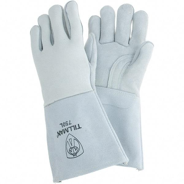TILLMAN - Welder's & Heat Protective Gloves - MP (L) TOP GRAIN ELSKIN WELDER GLOVES JT - Americas Industrial Supply