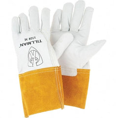 TILLMAN - Welder's & Heat Protective Gloves - MP (M)4"CU TOP/G GOAT/S TIG WLDR GLOVES - Americas Industrial Supply
