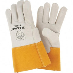 TILLMAN - Welder's & Heat Protective Gloves - MP(L) TOP/G COWHIDE 4"CU MIG WLDR GLOVES - Americas Industrial Supply