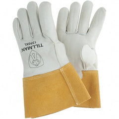 TILLMAN - Welder's & Heat Protective Gloves - MP(XL)TOP/G COWHIDE 4"CU MIG WLDR GLOVES - Americas Industrial Supply