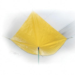 UltraTech - 20" Diam, Square Roof Leak Diverter - 5' Long x 5' Wide x 10 mil Thick, Yellow - Americas Industrial Supply