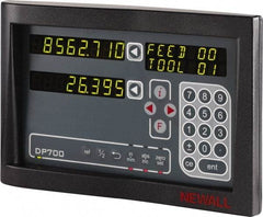 Newall - 2 Axes, Microsyn 2G & Spherosyn 2G Compatible DRO Counter - LED Display, Programmable Memory - Americas Industrial Supply