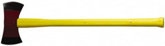 NUPLA - 3-1/2 Lb Head Double Bit Axe - 36" OAL, Fiberglass Ergo Dual Component Handle - Americas Industrial Supply