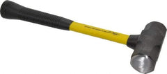 NUPLA - 3 Lb Head, 14" Long Sledge Hammer - Steel Head, 4-3/4" Long Head, Fiberglass Handle - Americas Industrial Supply