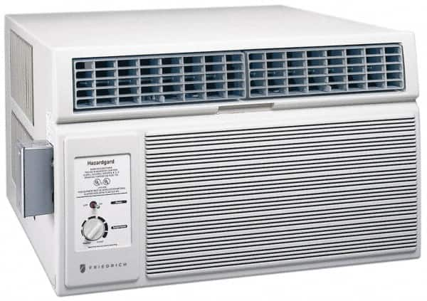 Friedrich - 14,500/14,000 BTU, 230/208 Volt Window Air Conditioner - 6.9/7.4 Amp Rating, 9.7 EER Rating, 15 Min Circuit Amperage, 25" Wide x 27-3/8" Deep x 15" High - Americas Industrial Supply