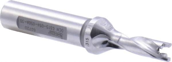 Iscar - 0.315" to 0.331" Diam, 3xD, 0.94" Max Depth, 1/2" Shank Diam, 3.32" OAL, Replaceable-Tip Drill - FCP, ICK, ICK-2M, ICM, ICP, iCP-2M Insert, 71322143 Toolholder, Series SumoCham - Americas Industrial Supply