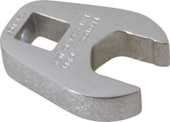 Proto - 14mm 3/8" Drive Chrome Crowfoot Wrench - 1-3/16" Head Diam x 1/4" Head Thickness, 1-1/2" OAL - Americas Industrial Supply