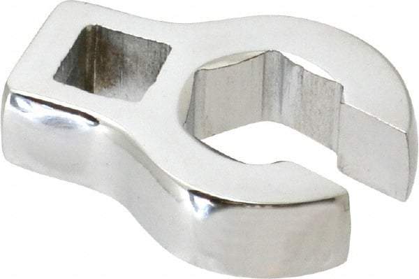 Proto - 15mm 6 Point 3/8" Drive Chrome Flare Nut Crowfoot Wrench - 1-11/32" Head Diam x 1/4" Head Thickness, 1-11/16" OAL - Americas Industrial Supply