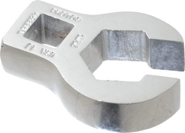 Proto - 11/16" 6 Point 3/8" Drive Chrome Flare Nut Crowfoot Wrench - 1-17/32" Head Diam x 1/4" Head Thickness, 1-13/16" OAL - Americas Industrial Supply