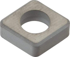 Kennametal - 1/2" Inscribed Circle, Diamond (Shape) Turning Shim for Indexables - Ceramic, 0.187" Thick, Negative Rake - Americas Industrial Supply