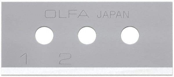 Olfa - 10 Piece Steel Safety Blade - 40mm OAL - Americas Industrial Supply