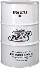 Lubriplate - 55 Gal Drum, ISO 46, SAE 20, Air Compressor Oil - 5°F to 380°, 220 Viscosity (SUS) at 100°F, 52 Viscosity (SUS) at 210°F - Americas Industrial Supply