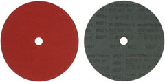 3M - 9-1/8" Diam 7/8" Hole 60 Grit Fiber Disc - Medium Grade, Ceramic, 6,600 Max RPM, Series 987C - Americas Industrial Supply