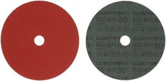 3M - 7" Diam 7/8" Hole 80 Grit Fiber Disc - Medium Grade, Ceramic, 8,600 Max RPM, Series 987C - Americas Industrial Supply
