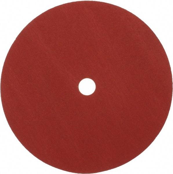 3M - 9-1/8" Diam 7/8" Hole 80 Grit Fiber Disc - Medium Grade, Ceramic, 6,600 Max RPM, Series 987C - Americas Industrial Supply
