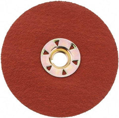 3M - 4-1/2" Diam 5/8-11 Threaded Hole 60 Grit Fiber Disc - Medium Grade, Ceramic, 13,300 Max RPM, Series 987C - Americas Industrial Supply
