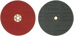 3M - 7" Diam 5/8-11 Threaded Hole 60 Grit Fiber Disc - Medium Grade, Ceramic, 8,600 Max RPM, Series 987C - Americas Industrial Supply