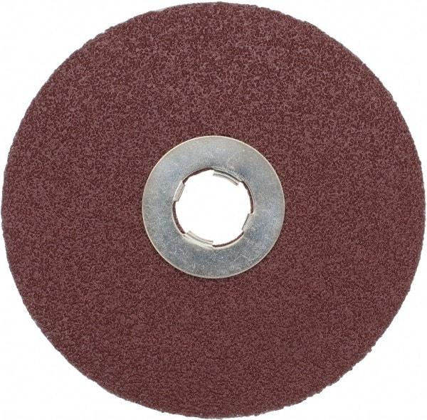 3M - 5" Diam 5/8-11 Threaded Hole 60 Grit Fiber Disc - Medium Grade, Ceramic, 12,000 Max RPM, Series 982C - Americas Industrial Supply