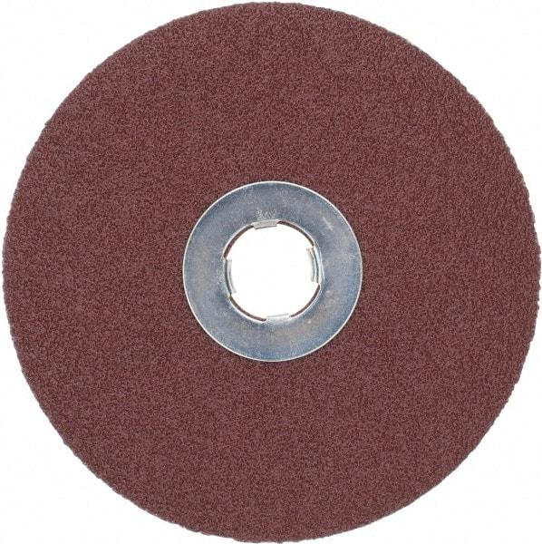 3M - 5" Diam 5/8-11 Threaded Hole 80 Grit Fiber Disc - Medium Grade, Ceramic, 12,000 Max RPM, Series 982C - Americas Industrial Supply