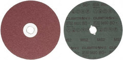 3M - 7" Diam 5/8-11 Threaded Hole 80 Grit Fiber Disc - Medium Grade, Ceramic, 8,600 Max RPM, Series 982C - Americas Industrial Supply