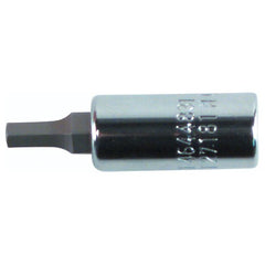 Hex Inch Bit Socket 1/4″ Square Drive with 1/4″ Replaceable Hex Bit 1/16″ × 38 mm Overall Length - Americas Industrial Supply
