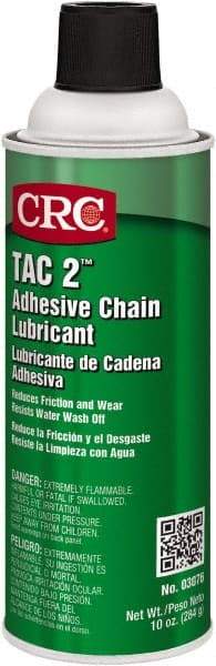 CRC - 16 oz Aerosol Adhesive Chain & Cable Lubricant - Blue, 350°F - Americas Industrial Supply