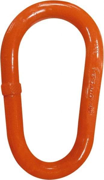 CM - 100 Grade Powder Coated Steel Oblong Master Link - 1-3/4" Diameter, 91,700 Lb Load Limit - Americas Industrial Supply