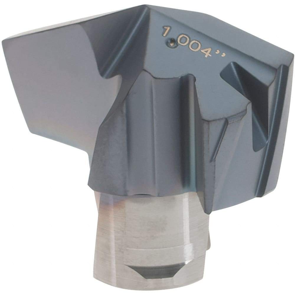 Iscar - Series ICP-2M, 1.004" Diam Grade IC908 140° Replaceable Drill Tip - Carbide, TiAlN Finish, 25 Seat Size, Through Coolant - Americas Industrial Supply
