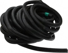 Techflex - Black Braided Cable Sleeve - 50' Coil Length, -103 to 257°F - Americas Industrial Supply