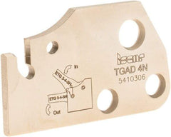 Iscar - 0.146 to 0.177" Groove Width, Right Hand Cut, TGAD Indexable Grooving Blade - 0.126 Seat Size, TAG N-A, TAG N-C/W/M, TAG N-J/JS/JT, TAG N-LF, TAG N-MF, TAG N-UT, TAG R/L-C, TAG R/L-J/JS Insert Style, Series Tang-Grip - Americas Industrial Supply