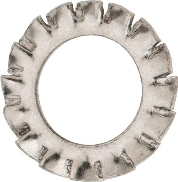 Value Collection - M10 Screw, 10.5mm ID, Stainless Steel External Tooth Lock Washer - 18mm OD, Uncoated, Grade 316 & Austenitic A4 - Americas Industrial Supply