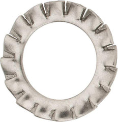 Value Collection - M12 Screw, 13mm ID, Stainless Steel External Tooth Lock Washer - 20.5mm OD, Uncoated, Grade 316 & Austenitic A4 - Americas Industrial Supply