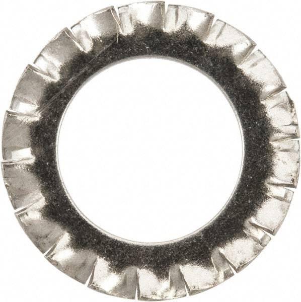 Value Collection - M14 Screw, 15mm ID, Stainless Steel External Tooth Lock Washer - 24mm OD, Uncoated, Grade 316 & Austenitic A4 - Americas Industrial Supply
