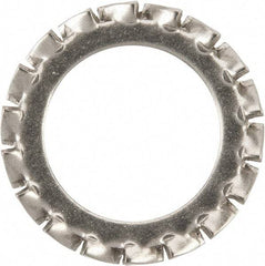 Value Collection - M16 Screw, 17mm ID, Stainless Steel External Tooth Lock Washer - 26mm OD, Uncoated, Grade 316 & Austenitic A4 - Americas Industrial Supply